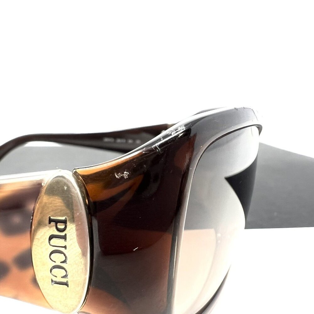 Emilio Pucci Sunglasses Women's Fashion EP677S 204 Chocolate/Leopard 58mm - Picture 4 of 13